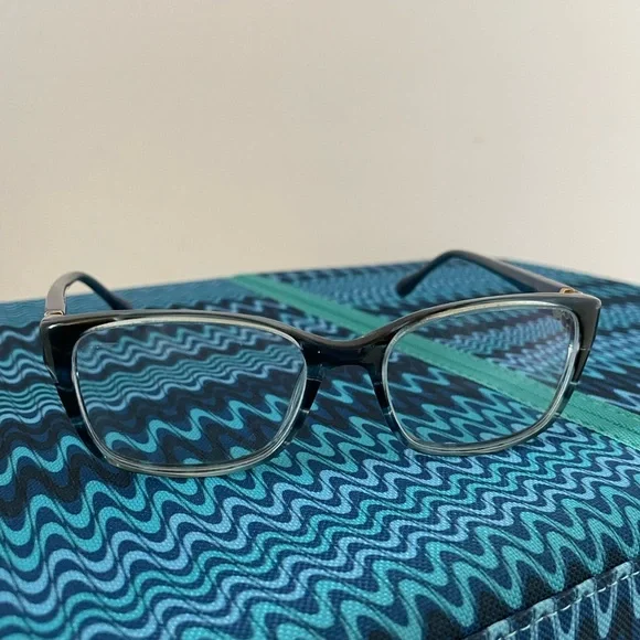 Lilly Pulitzer Blue Glasses Authentic Progressives - Picture 2 of 9